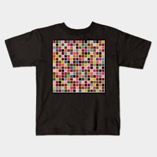 Mosaic Stained Glass Tile Kids T-Shirt